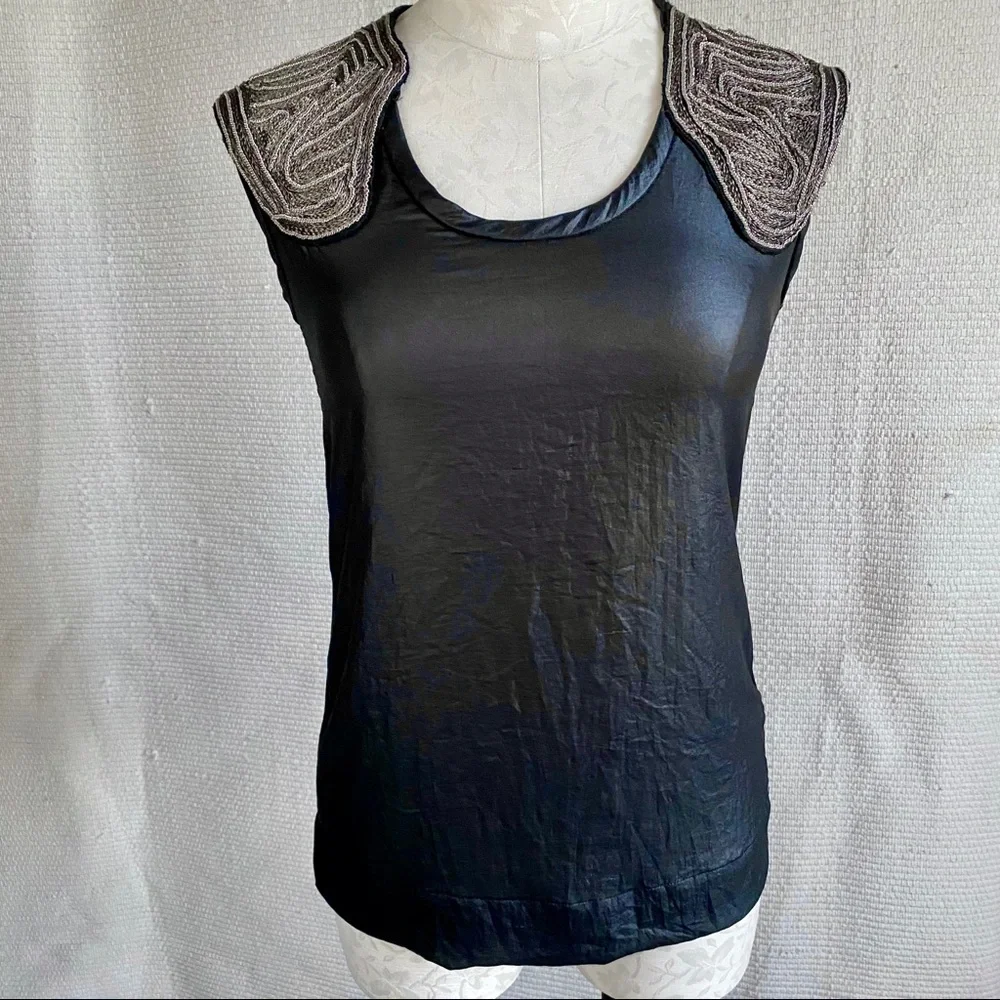 Yigal Azourel XS Gothic Punk Rocker Chain Top - Picture 1 of 8